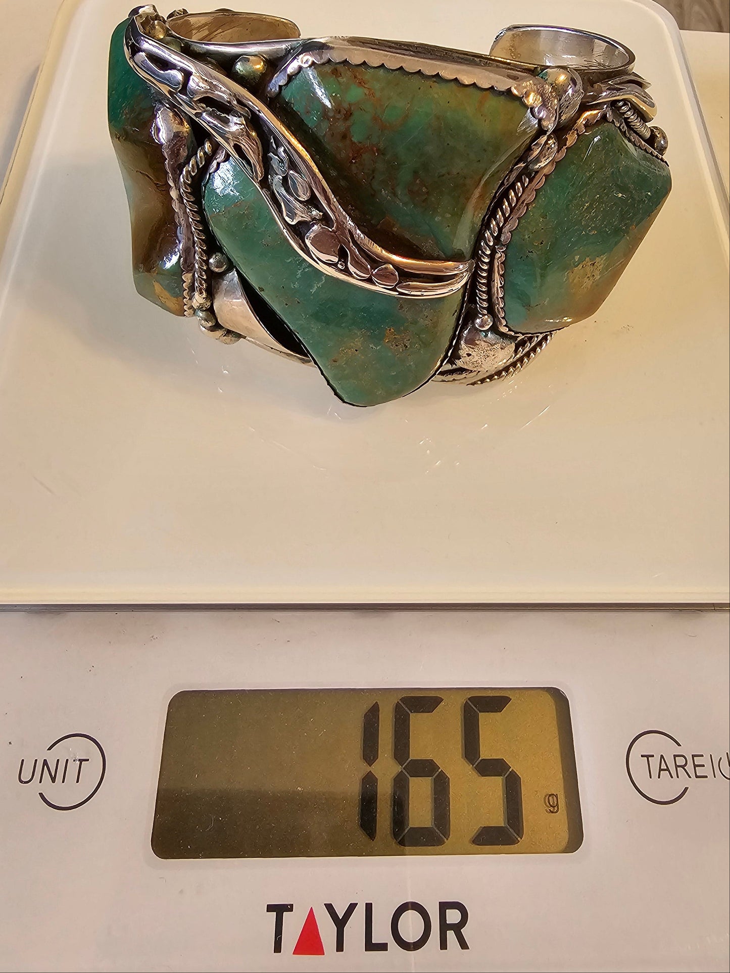 Ray Fierro Royston Massive Sterling Silver Cuff 165 Grams RARE