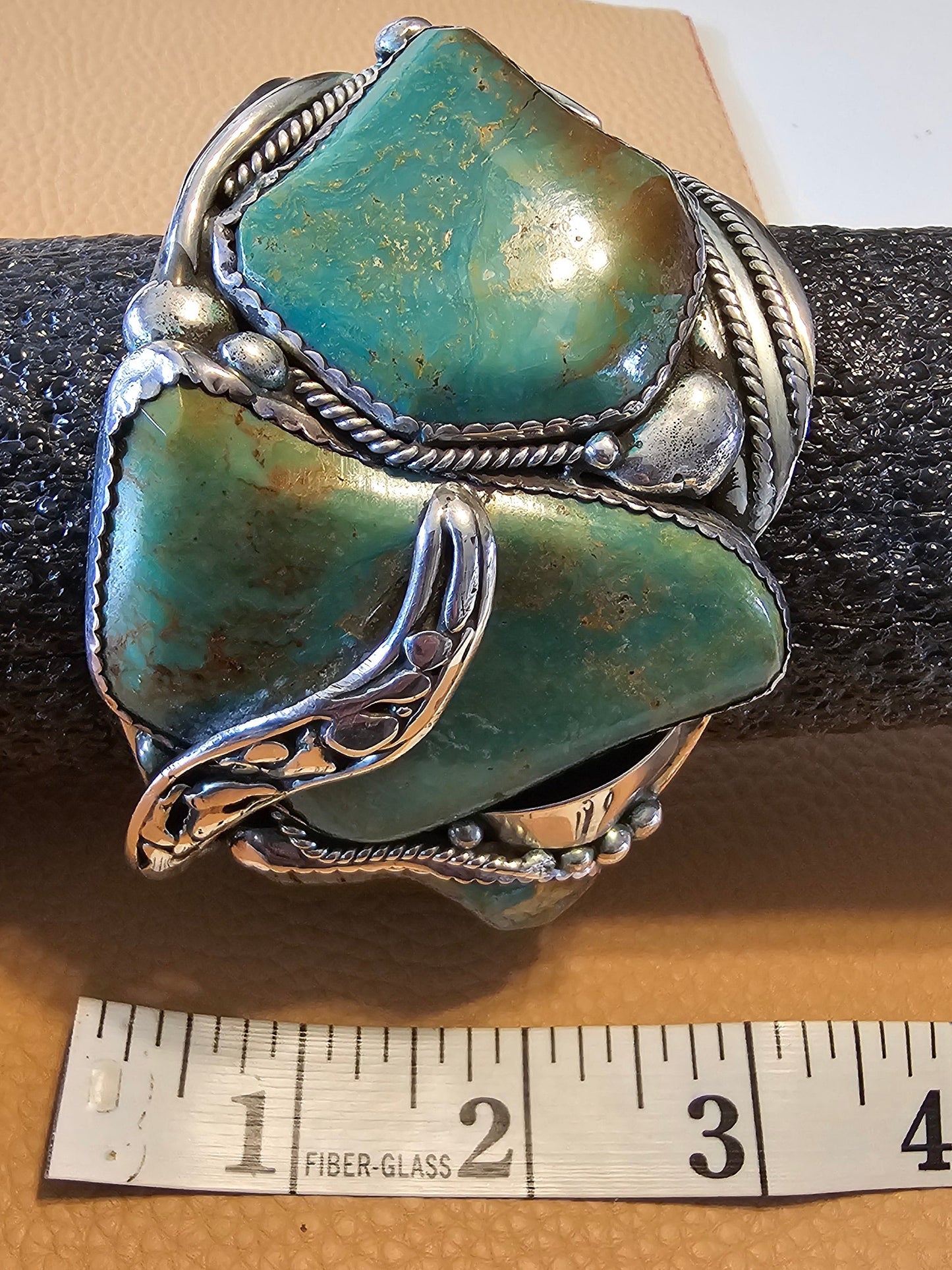 Ray Fierro Royston Massive Sterling Silver Cuff 165 Grams RARE