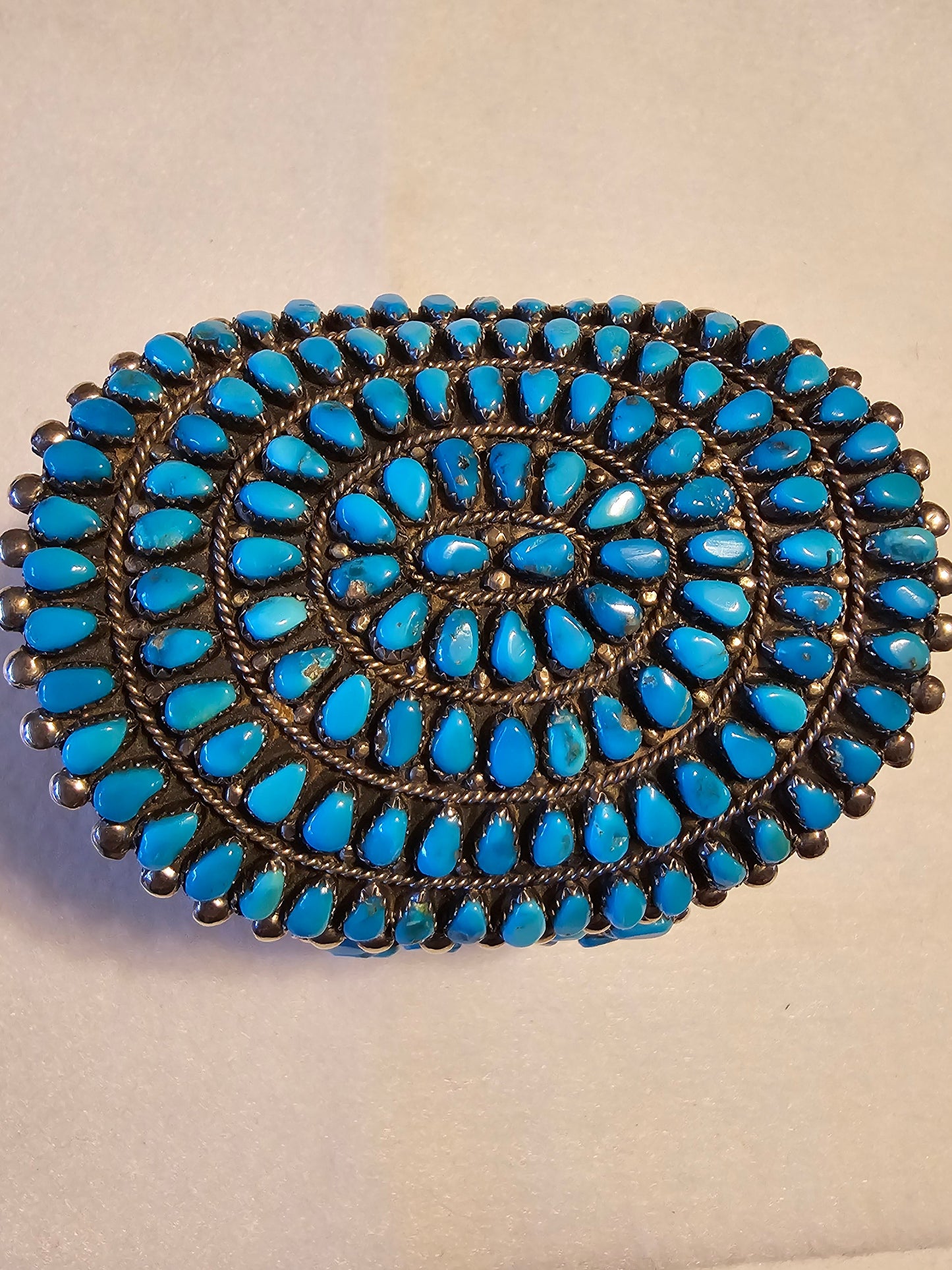Vintage Zuni Cluster Cuff Petit Point