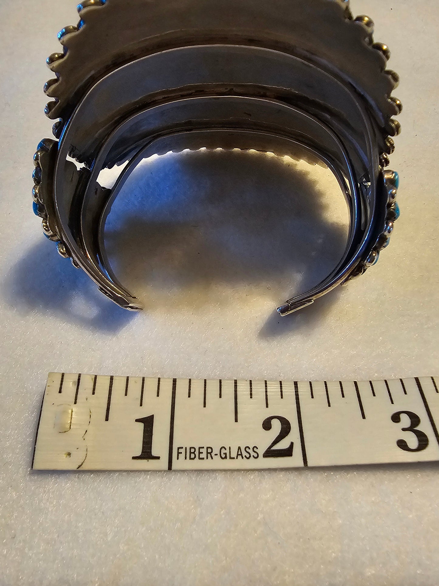 Vintage Zuni Cluster Cuff Petit Point