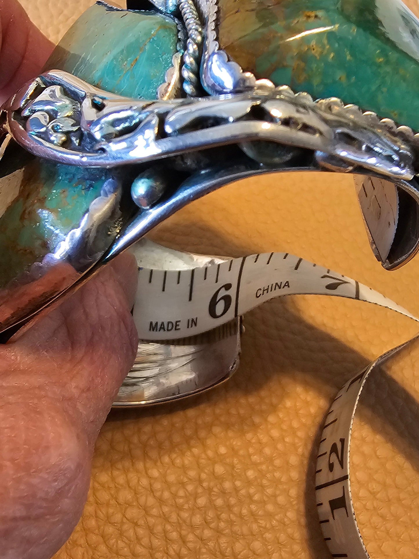 Ray Fierro Royston Massive Sterling Silver Cuff 165 Grams RARE