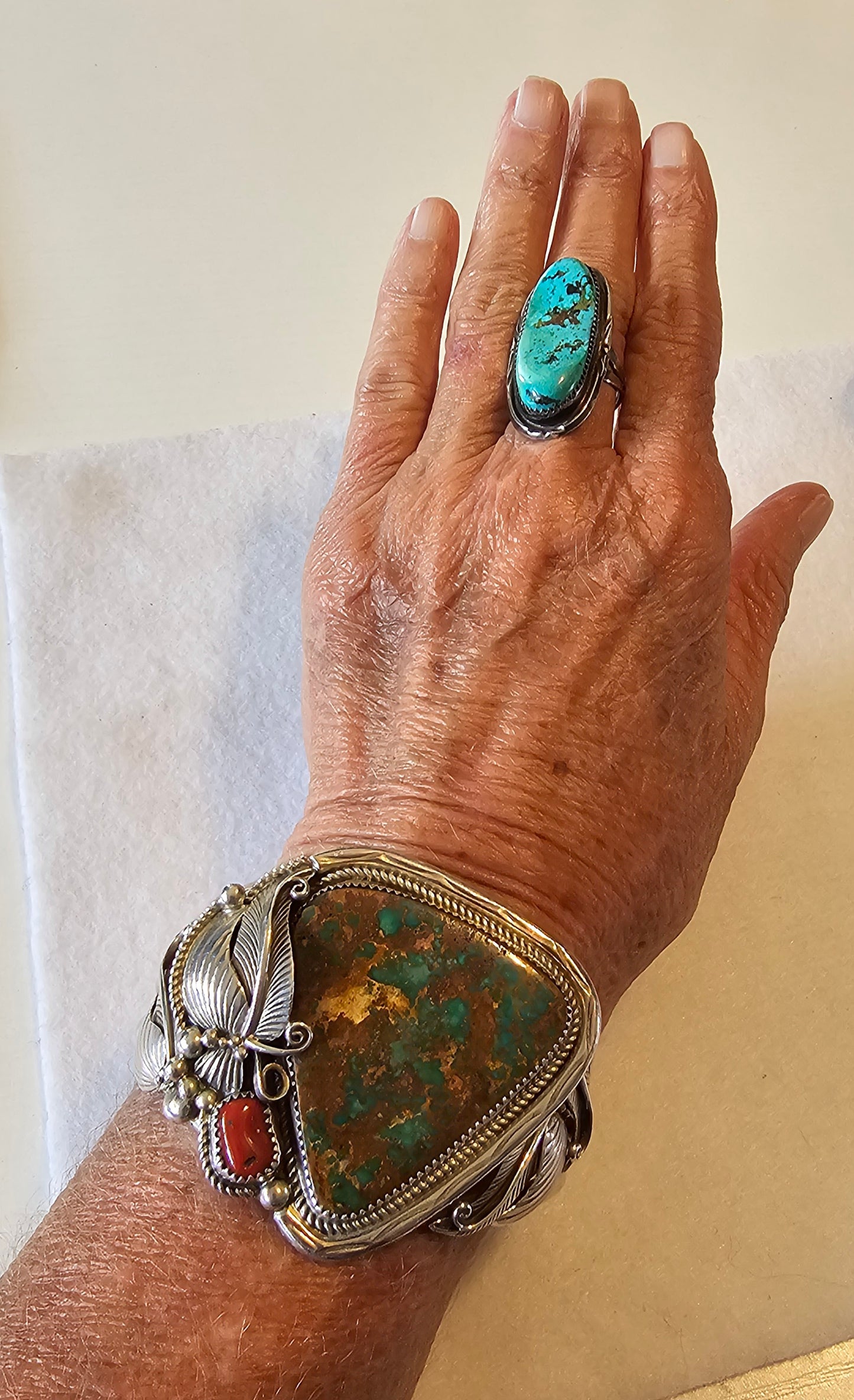 Jessie Claw Navajo Royston Cuff  Size 8 1/4 Native American