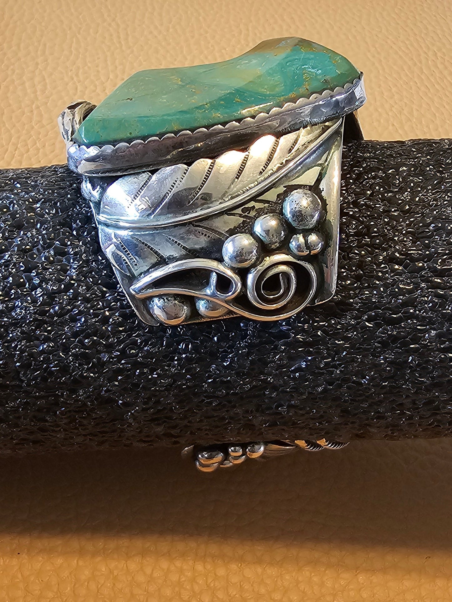 Ray Fierro Royston Massive Sterling Silver Cuff 165 Grams RARE