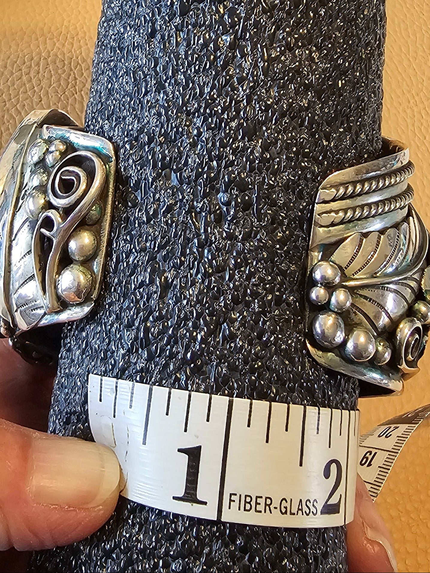 Ray Fierro Royston Massive Sterling Silver Cuff 165 Grams RARE
